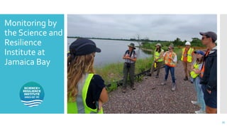 35
–Monitoring by
the Science and
Resilience
Institute at
Jamaica Bay
 