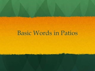 Learn the Jamaican Patois Word - whe day 