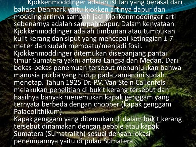 Sejarah Zaman Mesolithikum Zaman Batu Tengah Sejarah Zaman Mesolithikum Zaman Batu Tengah