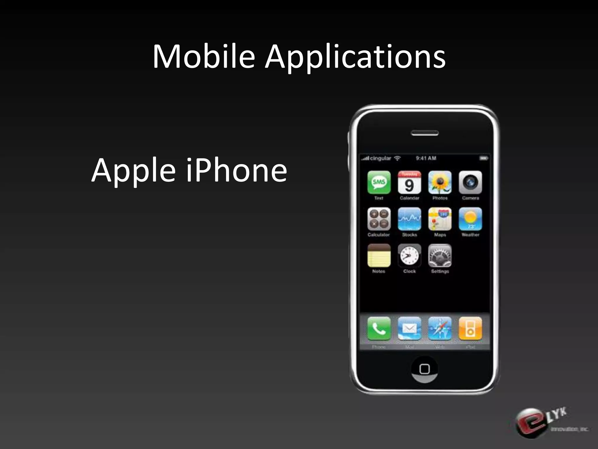 Mobile ApplicationsApple iPhone