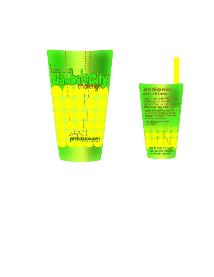 Jamba Juice Design Brief and Campaign