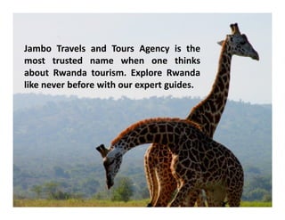 Visit Rwanda Design Powerpoint Rwanda tourism | PDF