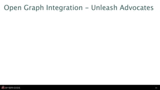 Open Graph Integration - Unleash Advocates




                                             15
 
