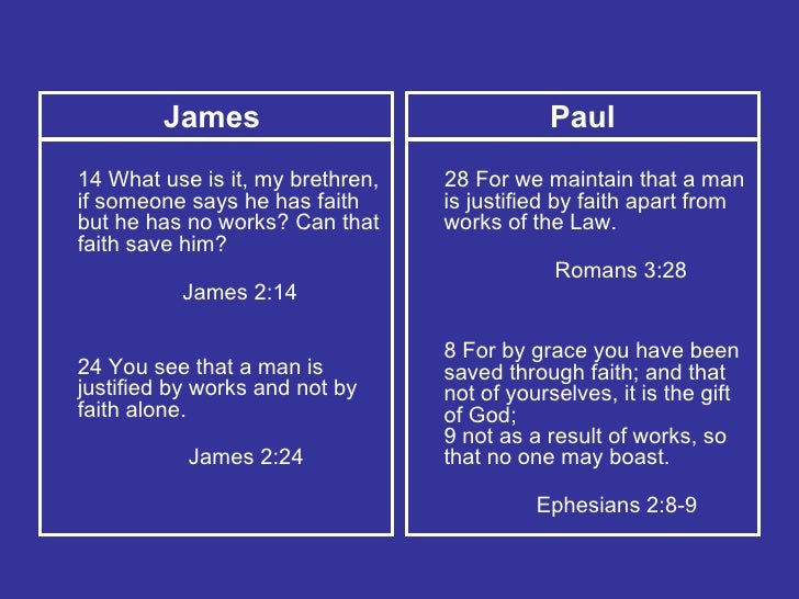 james 6 relationship between faith works paul and james on faith and works
