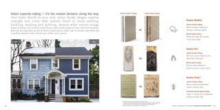 18
Select superior siding — it’s the easiest decision along the way.
Your home should be your rock. James Hardie designs superior
strength into every fiber cement board to resist swelling,
buckling, warping and splitting, despite what nature brings.
No wood, wood-based, vinyl or other fiber cement siding can match our ability to protect your home’s exterior from the elements.
Before long, wood-based siding can show the effects of damage caused by weather, water, fire and pests. James Hardie siding
is specifically engineered to better resist the harsh conditions nature unleashes.
19
Compare our products to the alternatives at jameshardie.com/superiorsiding
* All sample pieces were treated and tested under identical conditions.
** Unpainted James Hardie and wood-based siding samples were both exposed to a blowtorch for 90 seconds.
Resists Weather*
James Hardie siding
Resists shrinking, swelling and
cracking in changing weather
Wood-based siding
Shrinks and swells with changes
in heat and humidity
Resists Fire**
James Hardie siding
Won’t burn and is endorsed by fire
departments nationwide†
Wood-based siding
Will burn when exposed to a
significant source of heat or flame
vs
Resists Pests††
James Hardie siding
Won’t be eaten by woodpeckers,
termites and other pests
Untreated wood-based siding
Subject to damage from woodpeckers,
termites and other pests
James Hardie®
siding Wood-based siding
Before After
vs
†	
James Hardie siding complies with ASTM E136 as a noncombustible cladding and is endorsed by fire
departments across the U.S. including Marietta, GA, Flagstaff, AZ and Orange County, CA.
†† Visual representation based on James Hardie research and testing.
vs
 
