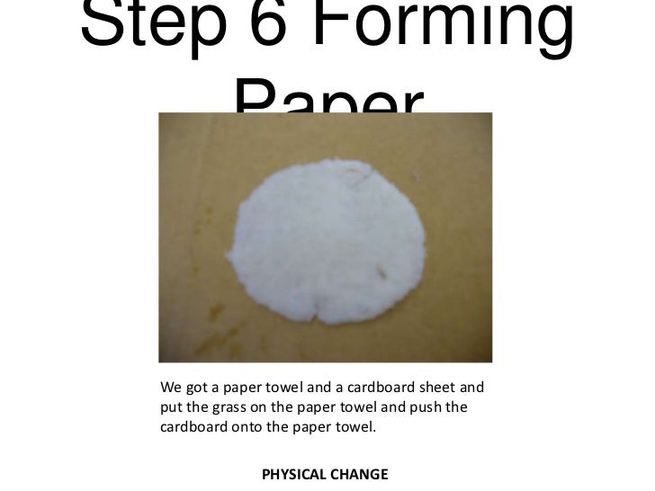 Making Paper from Grass