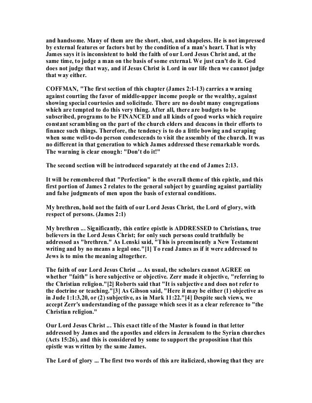 James 2 commentary