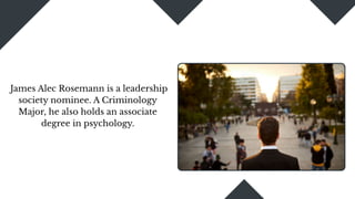 Jim Rosemann James Alec Rosemann - A Criminology Student At USF | PDF