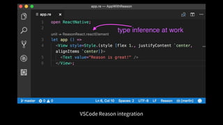 VSCode Reason integration
 