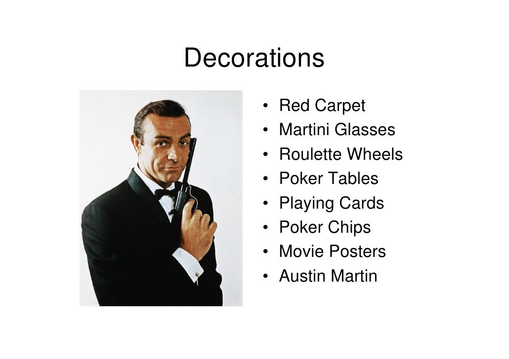 James Bond Party Ideas