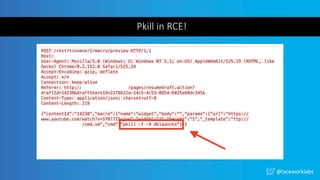@laceworklabs
Pkill in RCE!
 