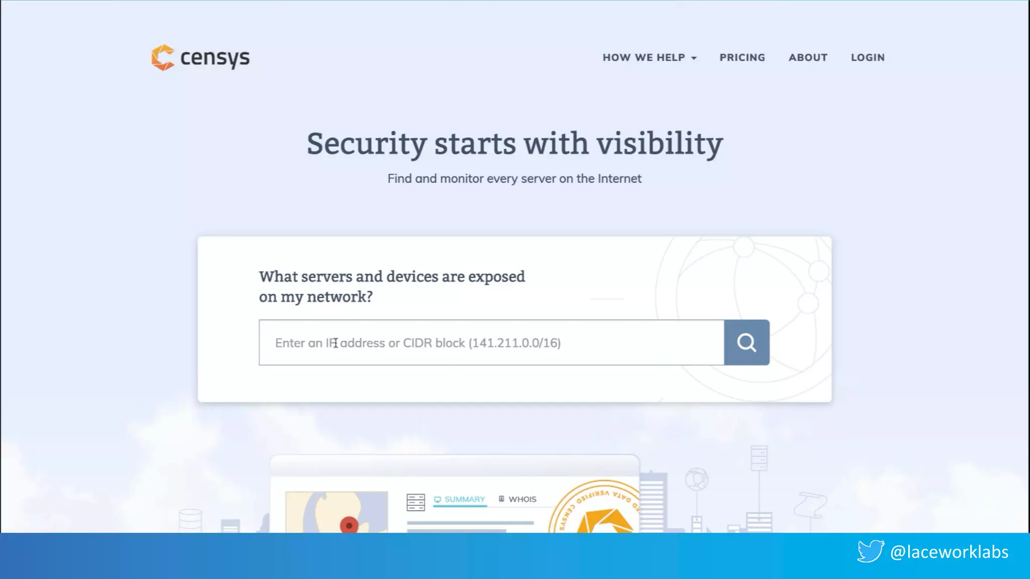 @laceworklabs
DISCOVERING DASHBOARDS DEMO
 