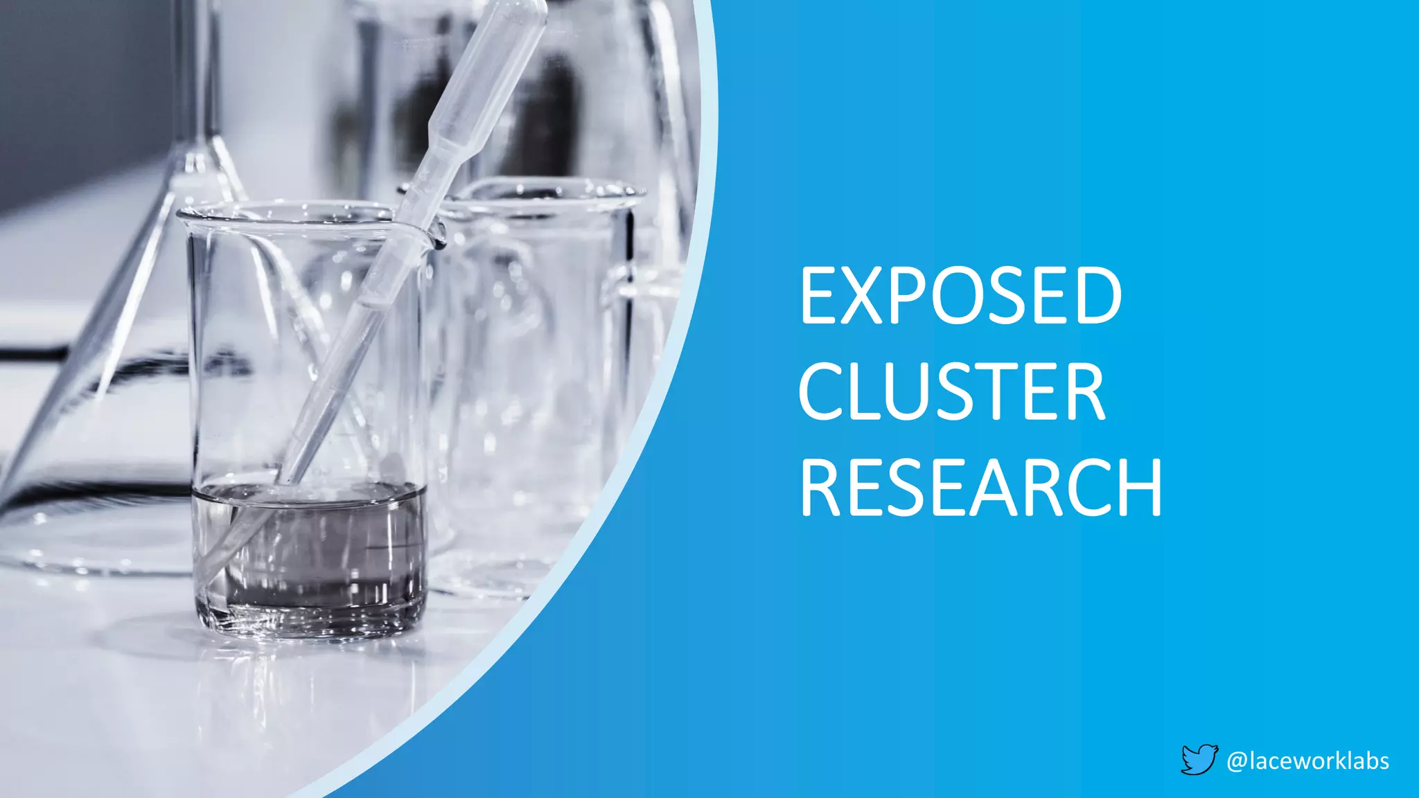 @laceworklabs
EXPOSED
CLUSTER
RESEARCH
 