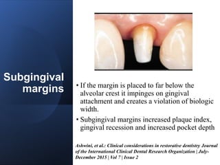 CONTACTS AND  CONTOURS IN DENTISTRY