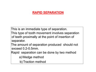 CONTACTS AND  CONTOURS IN DENTISTRY