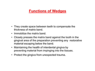 CONTACTS AND  CONTOURS IN DENTISTRY