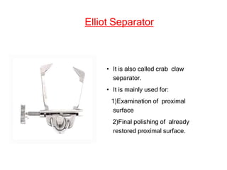 CONTACTS AND  CONTOURS IN DENTISTRY