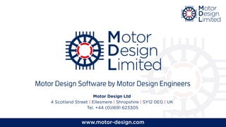 James Goss - Motor Design Ltd 