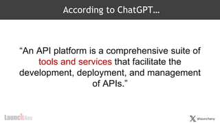 Establish, Grow, and Mature Your API Platform - James Higginbotham ...