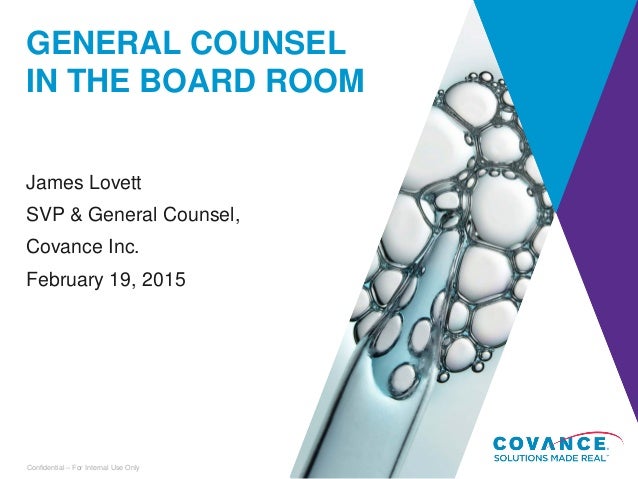 General counsel role in ipo