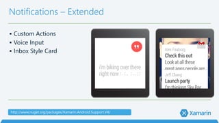 xamarin android wear