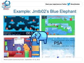 Example: Jmtb02’s Blue Elephant
 