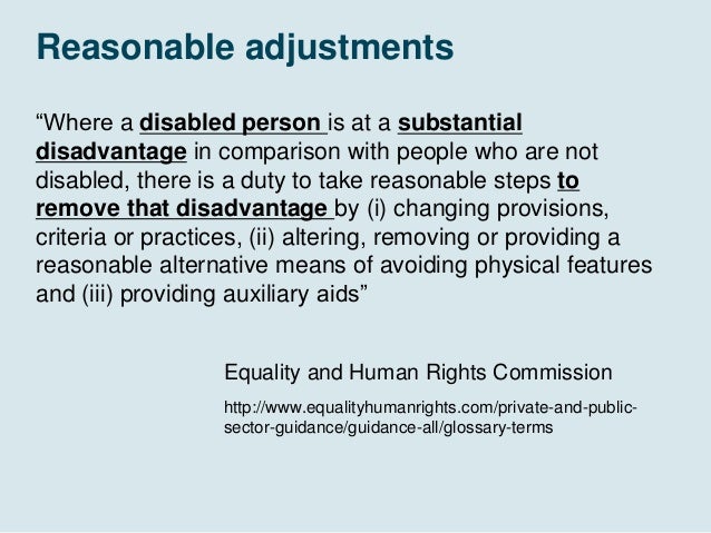 What Is A Reasonable Adjustment In Queensland? – YVDL