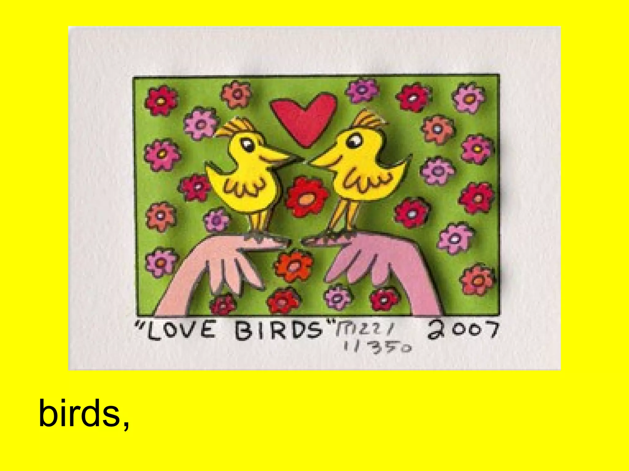 James rizzi birds | PPT