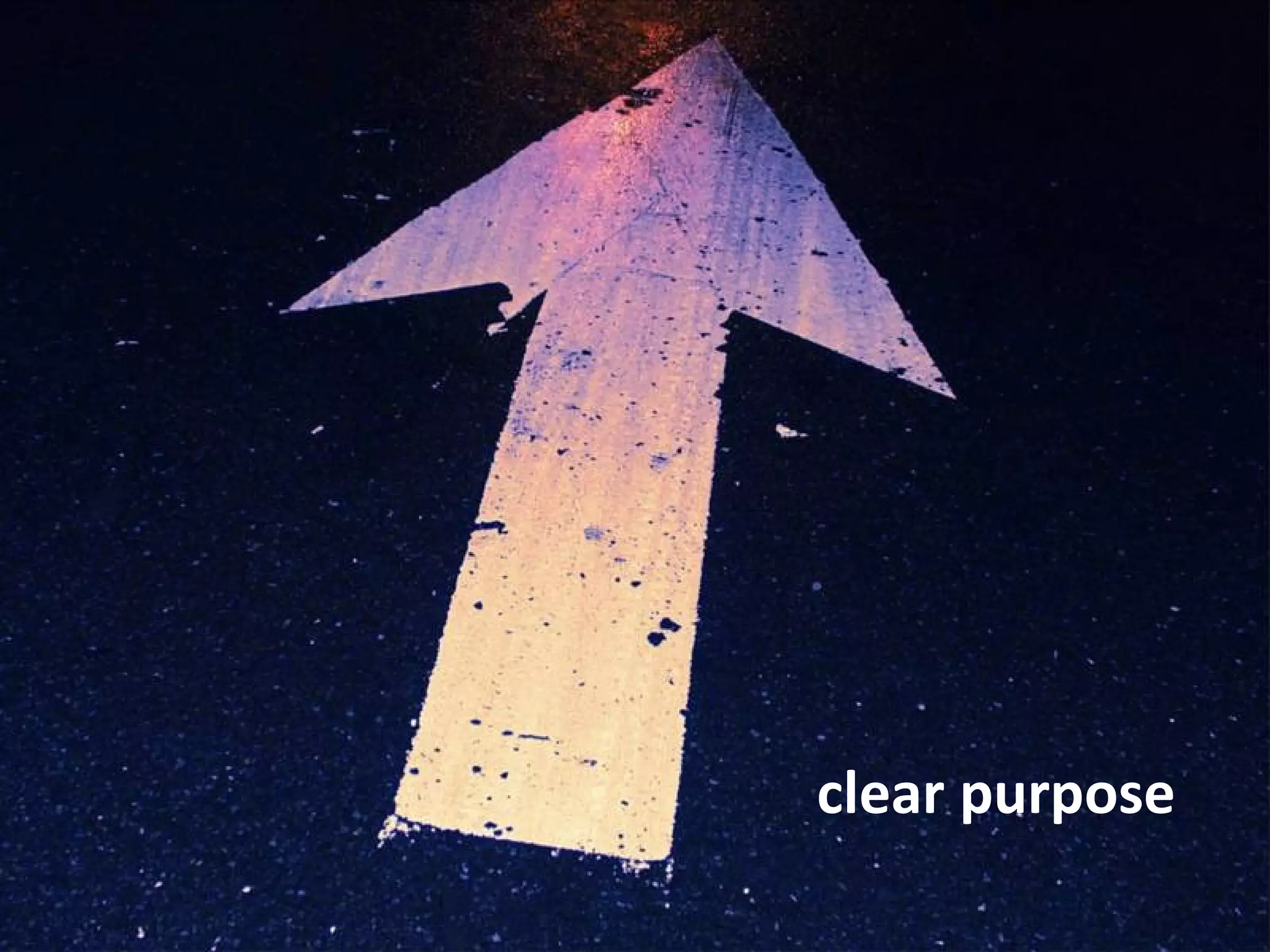 clear purpose 