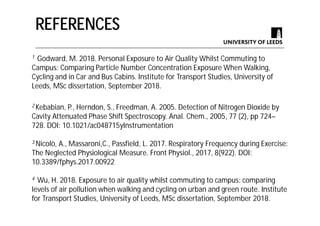 Exposure to the traffic-related air pollutants particle number and NO2 when commuting by modes: Walk, Cycle, Car and Bus