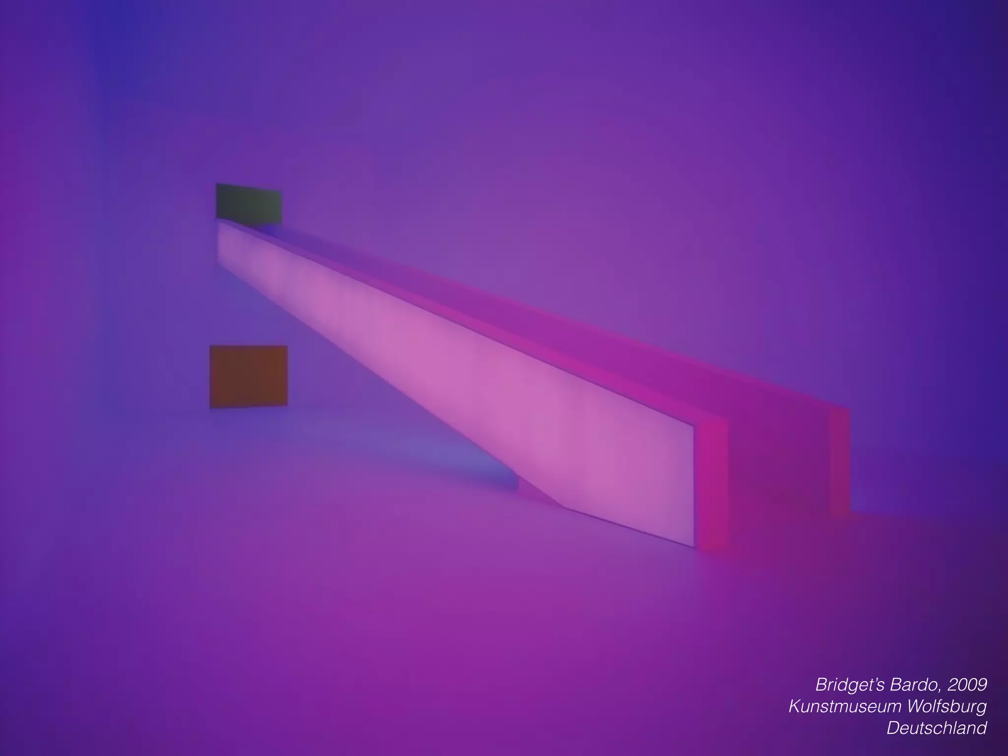 Bridget’s Bardo, 2009
Kunstmuseum Wolfsburg
Deutschland
 