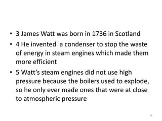 James watt and the steam engine | PPT