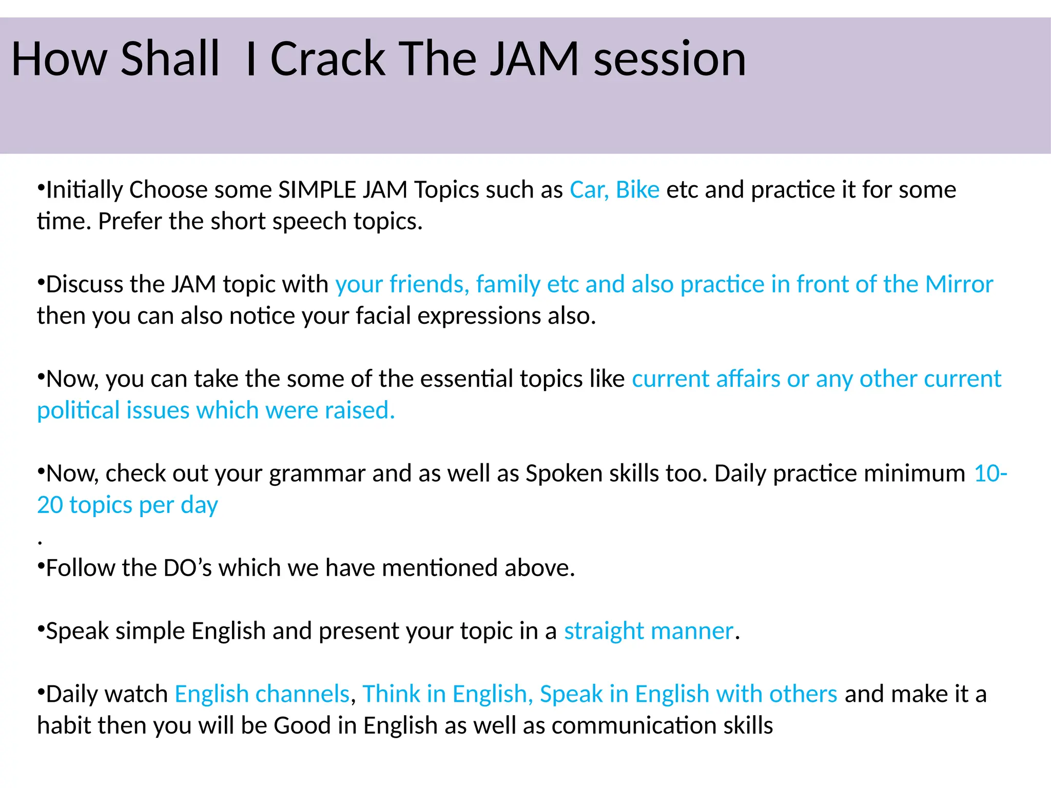Communicative english english just a minute topic.pptx
