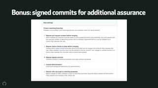 Bonus:signedcommitsforadditionalassurance
 