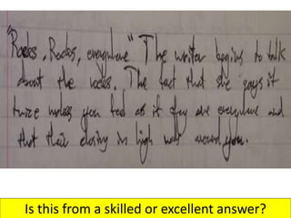 Is this from a skilled or excellent answer?
 