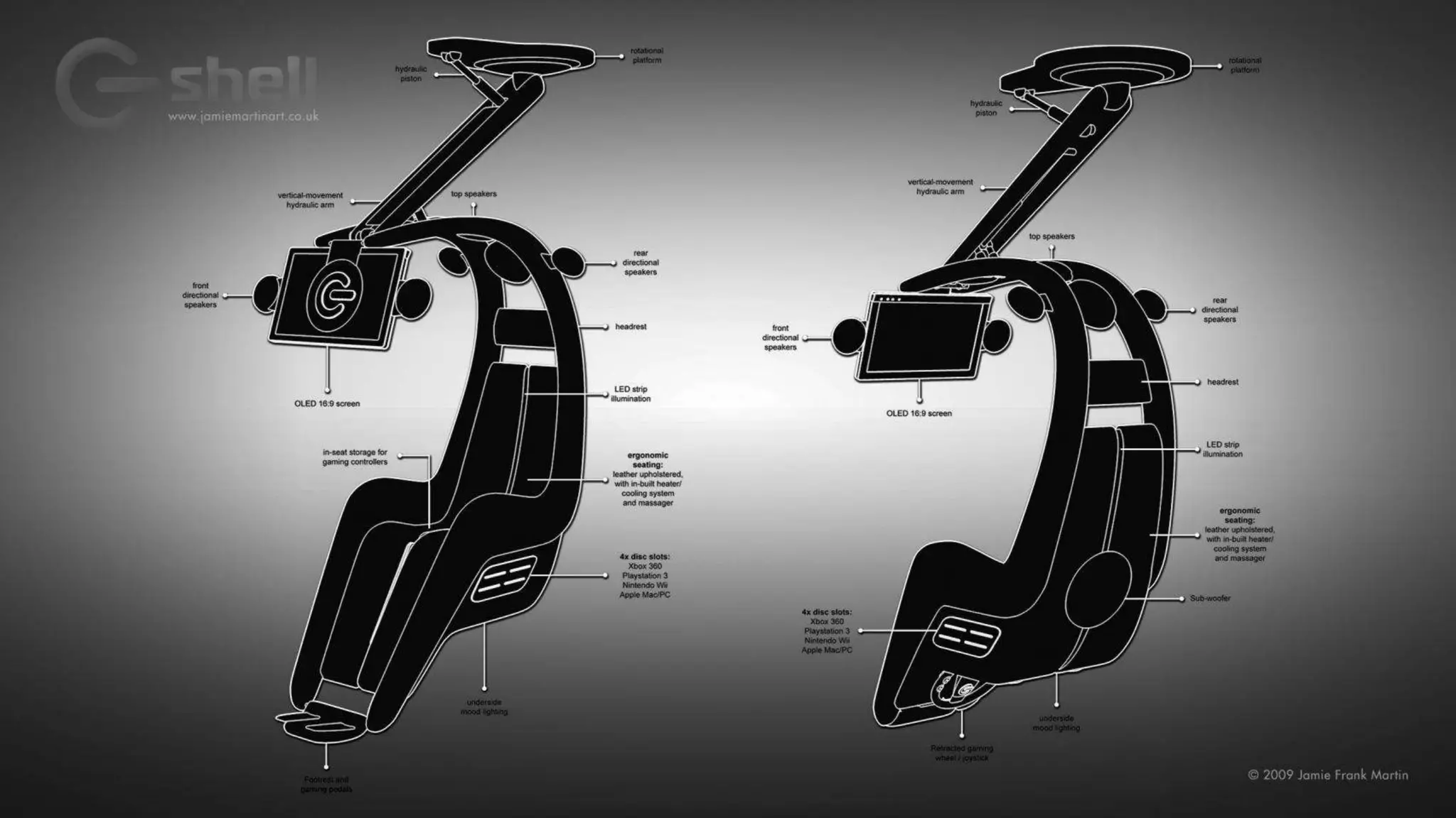 Jamie Martin Concept Design - Portfolio Slideshow