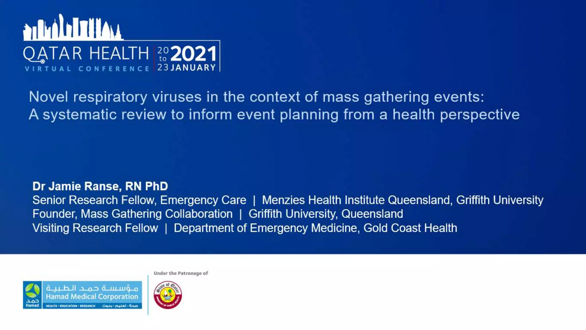 Novel respiratory viruses in the context of mass gathering events: A systematic review to inform event planning from a health perspective