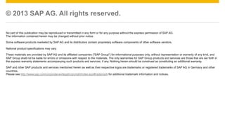 SOCIAL
CUSTOMER ENGAGEMENT

AT A GLANCE
OBJECTIVE
Take on larger rivals by providing a
delightful social media experience
SOLUTION
SAP Cloud for Social Engagement
BENEFITS
Meet increasing demand for social media
customer service channel without scaling
team. Reduced churn.

“OUR ROI IN DOLLARS IS DEFINITELY IN
THE MILLIONS.
Depending on the scale of your operation and
your programs, the ROI is at least ten million
dollars in opportunity.”
Krissy Espindola
Director, Knowledge Management
& Social Customer Support

 