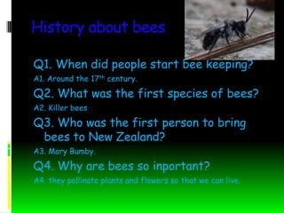 Bees Origin Bee's by Jamie | PPTX