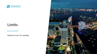 Pipelines aren’t for anybody
Limits
 