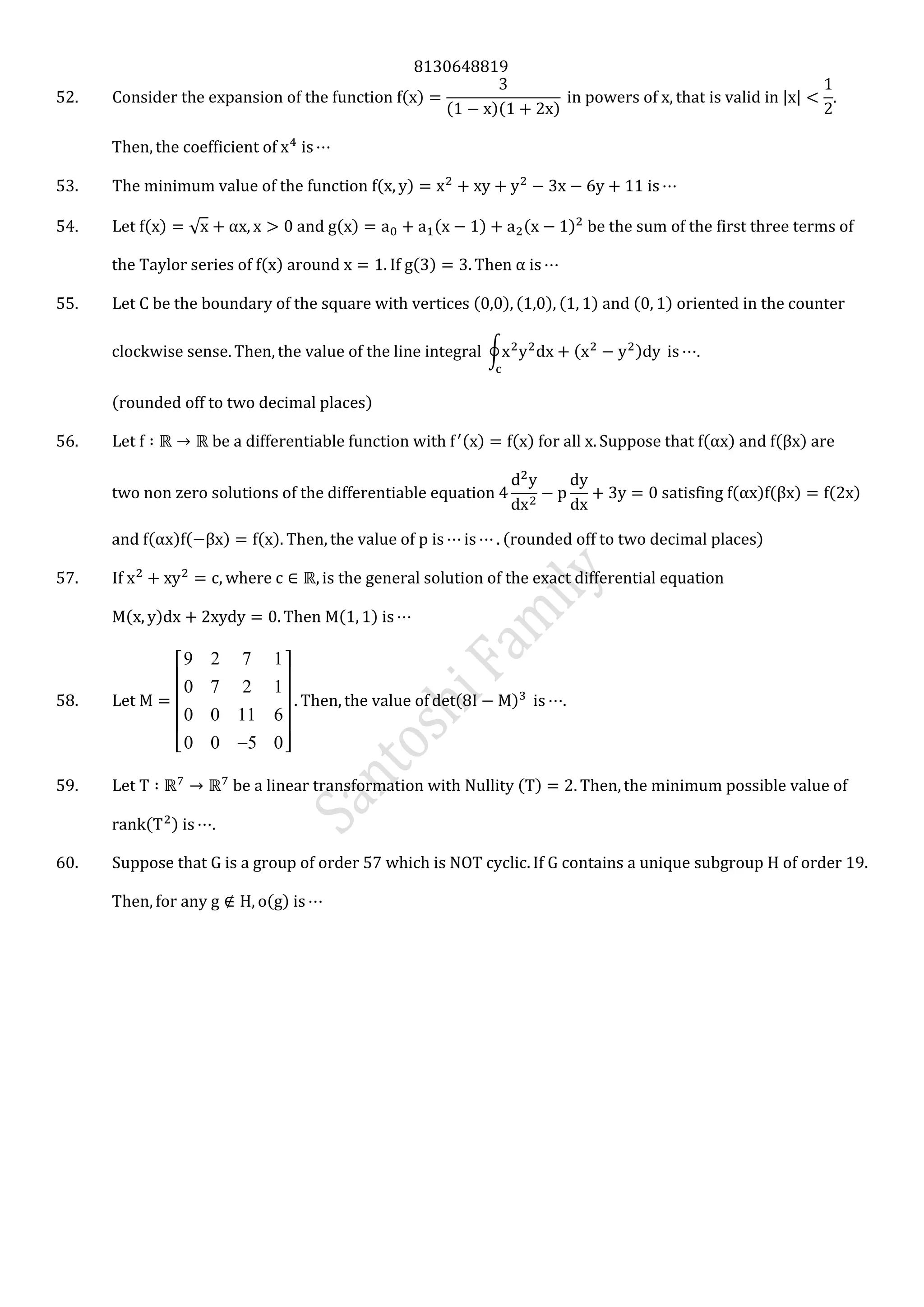 8130648819
( )
( )( )
| |
( )
( ) √ ( ) ( ) ( )
( ) ( )
( ) ( ) ( ) ( )
∮ ( )
( )
( ) ( ) ( ) ( )
( ) ( ) ( )
( ) ( ) ( ) ( )
( ) ( )
[
9 2 7 1
0 7 2 1
0 0 11 6
0 0 5 0 ]
( )
( )
( )
( )
 