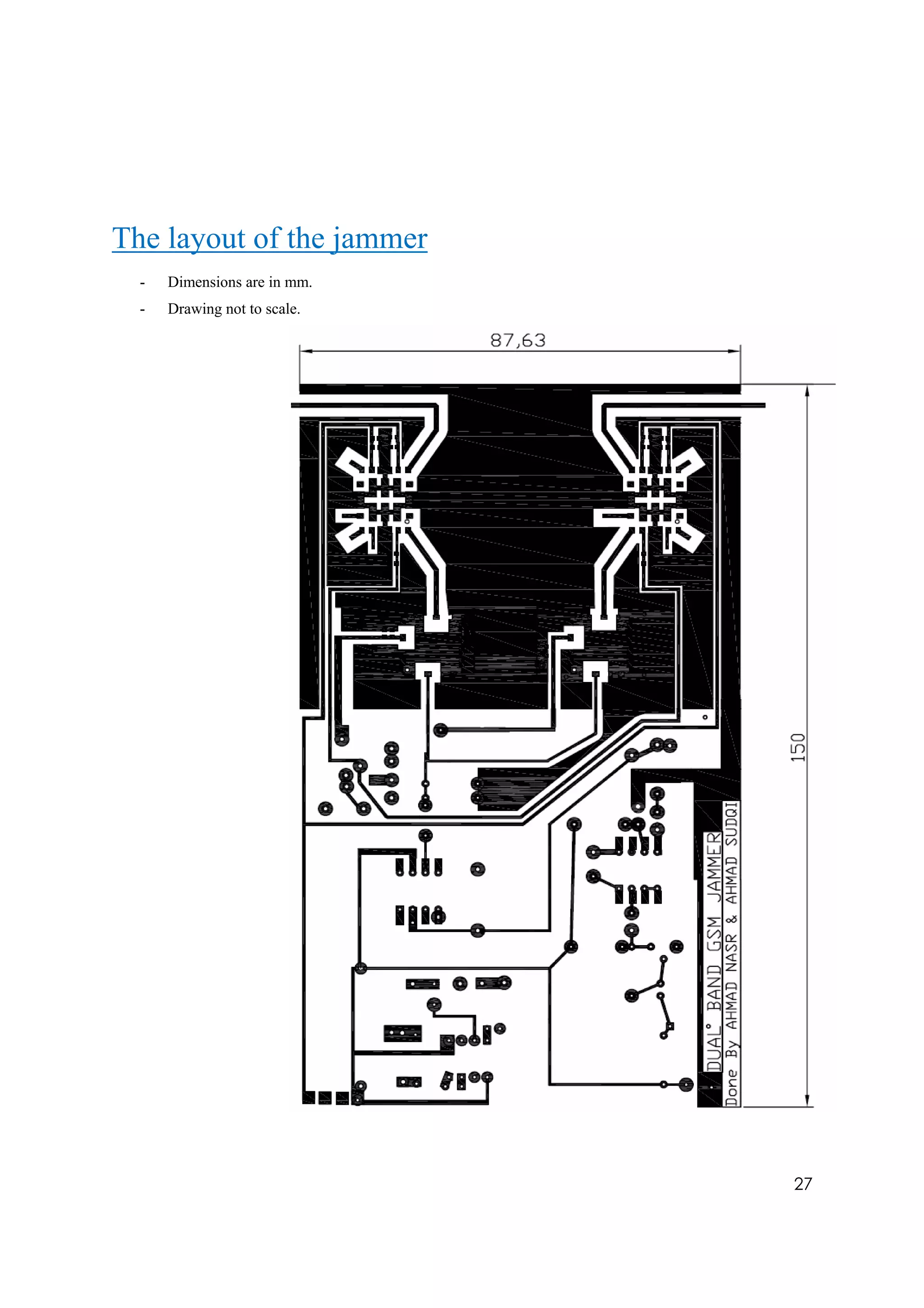 The layout of the jammer
  -   Dimensions are in mm.
  -   Drawing not to scale.




                              27
 