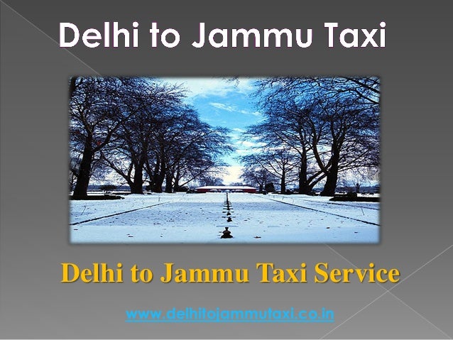 Jammu Taxi Fare Chart