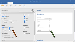 Jamovi Tutorial Free And Open Source Statistical Software Pdf