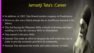 Jamsetji Nusserwanji Tata | Neeraj Garwal | | PPTX