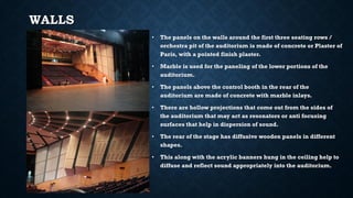 Jamshed bhabha theatre, ncpa, nariman point - ACOUSTICS - AUDITORIUM