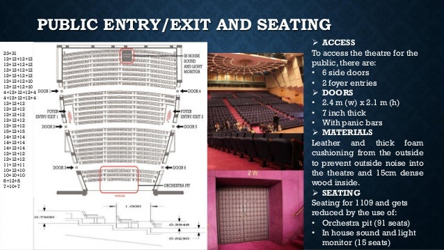 Ncpa Tata Theatre Seating Chart