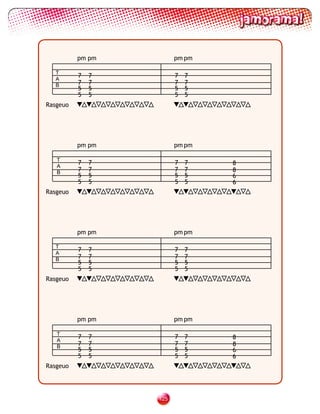 pm pm         pm pm

  T
  A
          7   7         7   7
  B       7   7         7   7
          5   5         5   5
          5   5         5   5
Rasgeuo




          pm pm         pm pm

   T
          7   7         7   7   8
   A
   B      7   7         7   7   8
          5   5         5   5   6
          5   5         5   5   6
Rasgeuo




          pm pm         pm pm

  T
  A
          7   7         7   7
  B       7   7         7   7
          5   5         5   5
          5   5         5   5
Rasgeuo




          pm pm         pm pm

   T
          7   7         7   7   8
   A
   B      7   7         7   7   8
          5   5         5   5   6
          5   5         5   5   6
Rasgeuo




                  12
 