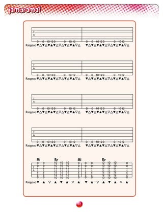 T
    A

          0    0 10 12 0         0    10 12        0   0 10 12 0        0 1012
Rasgeuo




    T
    A

          0    0 10 12 0         0    10 12        0   0 10 12 0        0 1012
Rasgeuo




    T
    A

          0    0 10 12 0         0    10 12        0   0 10 12 0        0 1012
Rasgeuo




    T
    A

          0    0 10 12 0         0    10 12        0   0 10 12 0        0 1012
Rasgeuo



          Mi           Re                     Mi              Re
      0        0       10   10       10       0    0   0      10   10   10       0
      0        0       10   10       10       0    0   0      10   10   10       0
    T
      1        1       11   11       11       1    1   1      11   11   11       1
    A
      2        2       12   12       12       2    2   2      12   12   12       2
      2        2       12   12       12       2    2   2      12   12   12       2
      0        0       10   10       10       0    0   0      10   10   10       0
Rasgeuo




                                              2
 