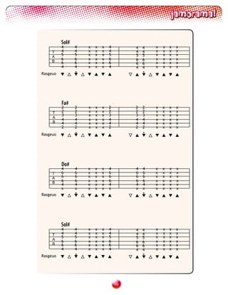 Sol#
          4      4   x   x   x   4        4   4   x   x   x   x
     T    4      4   x   x   x   4        4   4   x   x   x   x
     A
          5      5   x   x   x   5        5   5   x   x   x   x
          6      6   x   x   x   6        6   6   x   x   x   x
     B    6      6   x   x   x   6                x   x   x   x
                                          6   6
          4      4   x   x   x   4        4   4   x   x   x   x
                 •                            •
Rasgeuo




          Fa#
          2      2   x   x   x   2        2   2   x   x   x   x
     T    2      2   x   x   x   2        2   2   x   x   x   x
          3      3   x   x   x   3        3   3   x   x   x   x
     A
          4      4   x   x   x   4        4   4   x   x   x   x
     B    4      4   x   x   x   4        4   4   x   x   x   x
          2      2   x   x   x   2        2   2   x   x   x   x
                 •                            •
Rasgeuo




          Do#
          4      4   x   x   x   4        4   4   x   x   x   x
     T    6      6   x   x   x   6        6   6   x   x   x   x
     A    6      6   x   x   x   6        6   6   x   x   x   x
     B    6      6   x   x   x   6        6   6   x   x   x   x
          4      4   x   x   x   4        4   4   x   x   x   x
          x      x   x   x   x   x        x   x   x   x   x   x
                 •                            •
Rasgeuo




          Sol#
          4      4   x   x   x   4        4   4   x   x   x   x
     T    4      4   x   x   x   4        4   4   x   x   x   x
          5      5   x   x   x   5        5   5   x   x   x   x
     A
          6      6   x   x   x   6        6   6   x   x   x   x
     B    6      6   x   x   x   6                x   x   x   x
                                          6   6
          4      4   x   x   x   4        4   4   x   x   x   x
                 •                            •
Rasgeuo




                                     
 